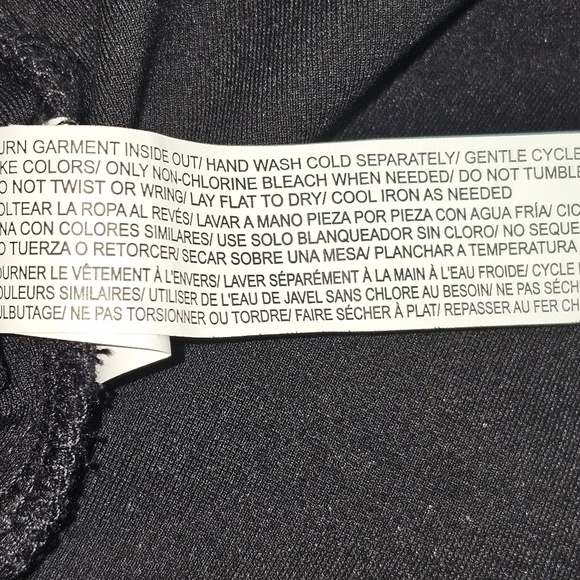 Eloquii Miracle Silver Studded Black Knit Pants in 26 - Picture 7 of 7